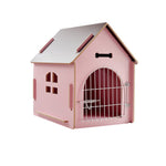 Large Wooden Dog Kennel & Pet Nest — Indoor & Outdoor, With or Without Door M/L/XL