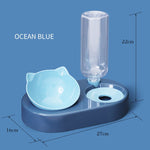 Automatic Water Storage Dispenser — Pet Cat Food Bowl