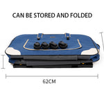 Foldable 4-Wheel Pet Trolley Stroller for Cats & Dogs
