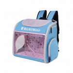 Folding Pet Stroller & Trolley Bag Set for Dogs — Sky Blue, Backpack or Full Set