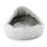 Soft Plush Round Pillow Foam Dog & Cat Bed Mat — Kennel Sofa Style