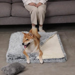Luxury Soft Washable Pet Kennel Bed Cushion Mat for Cats & Dogs