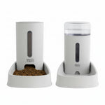 Dog & Cat Drinking Fountain — Portable 2-in-1 Water & Food Feeder