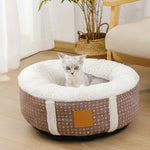 Small Dog & Cat Bed Pad — Teddy-Style Cozy Pet House