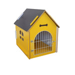 Large Wooden Dog Kennel & Pet Nest — Indoor & Outdoor, With or Without Door M/L/XL