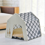 Pastoral Style Pet House — Cat Nest & Dog House, Handcrafted M/L