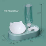 Automatic Water Storage Dispenser — Pet Cat Food Bowl