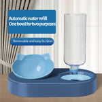 Automatic Water Storage Dispenser — Pet Cat Food Bowl