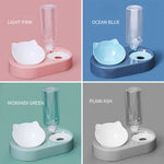 Automatic Water Storage Dispenser — Pet Cat Food Bowl