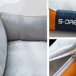 Self-Warming Cat & Dog Sofa Bed Cushion Mat — 4 Colors, S/M/L