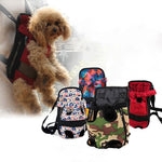 Mesh Dog Carrier Backpack — Camouflage & Colorful Travel Shoulder Bag, S/M/L