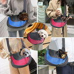 Puppy Dog Carrier Backpack & Travel Tote Shoulder Bag — 5 Colors, S/L