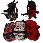 Mesh Dog Carrier Backpack — Camouflage & Colorful Travel Shoulder Bag, S/M/L