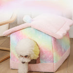 Soft Tent House Kennel & Warm Sleeping Bed for Dogs & Cats — S/M/L