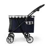 Outdoor Travel Pet Dog Carrier Stroller — Foldable Trolley Carriage