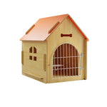 Large Wooden Dog Kennel & Pet Nest — Indoor & Outdoor, With or Without Door M/L/XL