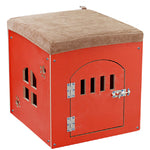 Multi-Function Waterproof Wooden Pet Bed House for Dogs & Cats — With or Without Door, L